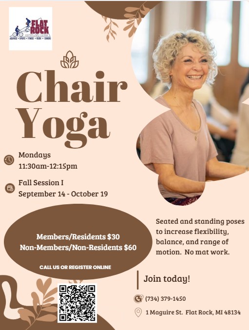 Fall 2026 Session I Chair Yoga